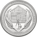25 Cents / Quarter (Homestead National Monument of America, Nebraska. Silver)