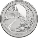 25 Cents / Quarter (Blue Ridge Parkway, North Carolina. Silver)
