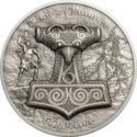 10 Dollars (Thor's Hammer - Mjöllnir - Silver)