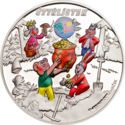 1 Dollar (Czech Comic Čtyřlístek - Ctyrlistek Sberatel - Silver Plated)