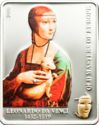 5 Dollars (Da Vinci, Lady with Ermine - gilt masque)