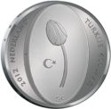 5 Euro (400 years relations Turkey / Tulpen vijfje - Silver edition)