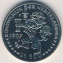 2½ Ecu (300th Anniversary Johan Maurits van Nassau-Sieggen)