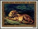 Lion (Panthera leo) sleeping