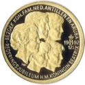 100 Ecu (Royal Visit to Netherlands Antilles - 12½ Ruling Anniversary)