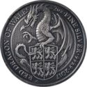 5 Pounds (The Queen's Beasts, Red Dragon of Wales - Silver)