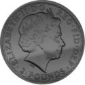 2 Pounds (Britannia, Coloured)