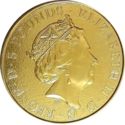 5 Pounds (The Queen's Beasts, Red Dragon of Wales - Silver with Gold Plating)