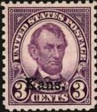 Abraham Lincoln, overprinted Kans.