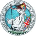 2 Pounds (Britannia, Coloured)
