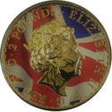 2 Pounds (Britannia, Fire, Coloured)