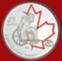 25 Cents (Paralympic Winter Games Vancouver 2010 - Wheelchair Curling)