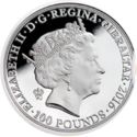 100 Pounds (Queen Elizabeth II 90th Birthday - Silver Piedfort)