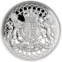 100 Pounds (Queen Elizabeth II 90th Birthday - Silver Piedfort)