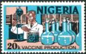 Vaccine Production - pale blue liquid