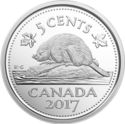 5 Cents (Beaver. Silver)