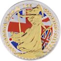 2 Pounds (Britannia, Coloured)