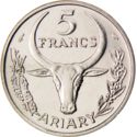 5 Francs (Ariary)