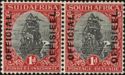 Van Riebeeck's Ship "Drommedaris" - Overprinted Pair