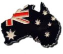 1 Dollar (Australia Shaped)