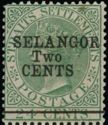 Straits Settlements Stamp Overprinted and Surcharged