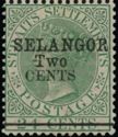 Straits Settlements Stamp Overprinted and Surcharged