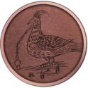 1 Dollar (Convict Love Token, Gaol Bird)
