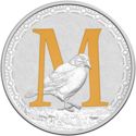 1 Dollar (Letter M - Magpie)