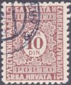 Postage due stamps - Vienna printing plate