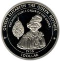 1 Dollar (Queen Elizabeth, wife of George VI gets the Order)