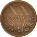 20 Centavos ("XX")