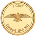 1 Cent (1967 Centennial, Rock Dove)