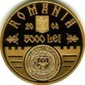 5,000 Lei (Stephen the Great's Death Quincentenary)