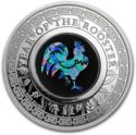 1 Dollar (Opal Lunar Rooster)
