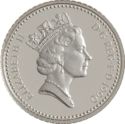 5 Pence (Crowned Thistle - Silver Piedfort)