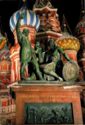 Moscow - The Cathedral of the Intercession / Monument to Minin and Pozharsky