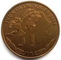 500 Francs (XXIX Summer Olympics 2008 Beijing - Wrestling - Africa - Black ring)
