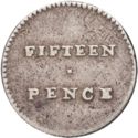 15 Pence (Dump - Type A/1 4.5mm spacing)