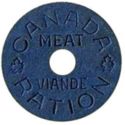 Canada Ration Token - Meat/Viande