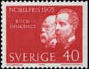 Robert Koch (medicine) & Henryk Sienkiewicz (literature)
