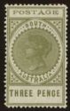 Queen Victoria (1819-1901) (POSTAGE in thin characters)