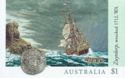 Wreck of Zuytdorp, 1712, and silver coin