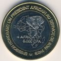 6,000 CFA Francs ( President Abdoulaye Wade)