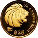 25 Dollars (1/4 Ounze - Year of the Monkey)