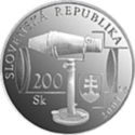 200 Korun (200th Anniversary of Birth J. M. Petzval)