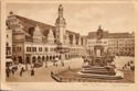 Leipzig. | Altes Rathaus mit Siegesdenkmal.