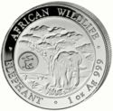 100 Shillings (African Wildlife - Elephant - with Privy Mark