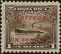 Steamer "Antilles" surcharged 1c on 1Col