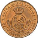½ Céntimos (de Escudo, Jubia)