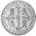 4 Pesetas (Isabel 2ª Regent)